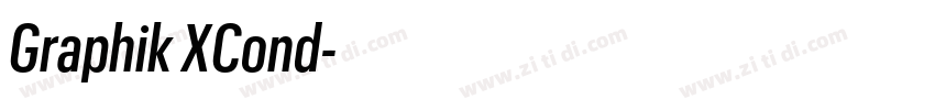 Graphik XCond字体转换
